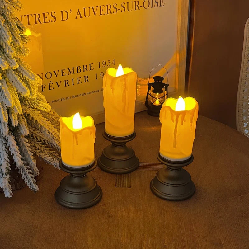 Flameless Block Candles